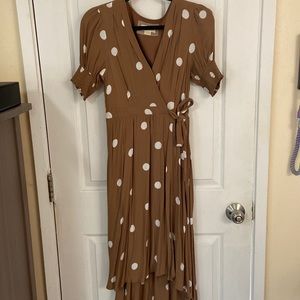 Maeve polka dot dress